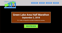 Desktop Screenshot of greenlakehalfmarathon.com